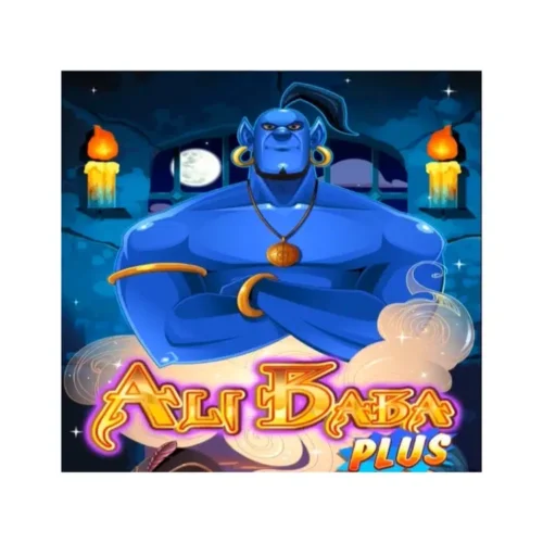 Ali Baba Plus 10 Line Vertical Game — Ali Baba Plus title artwork.