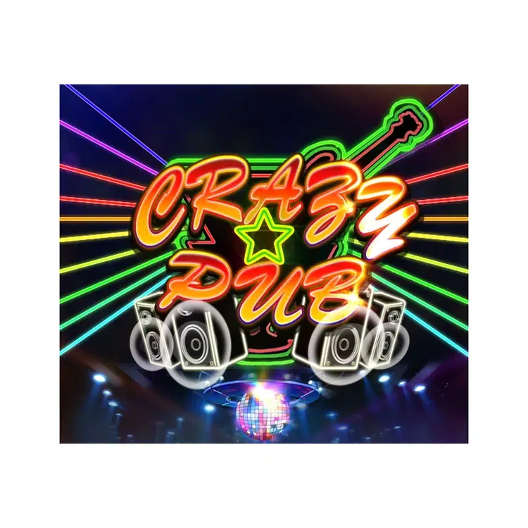 Crazy Pub 20 Line Vertical Game — Crazy Pub title artwork.