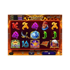 Aladdin’s Adventure / A 25 Line game by IGS — primary image Aladdin’s Adventure / A 25 Line game by IGS — Aladdin’s Adventure game screen.