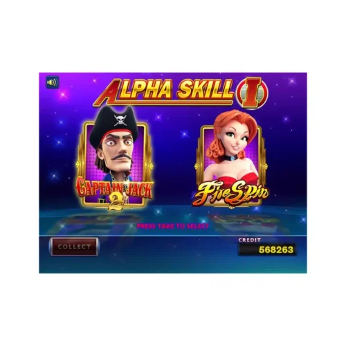 Alpha Skill I — Alpha Skill I game selection screen.
