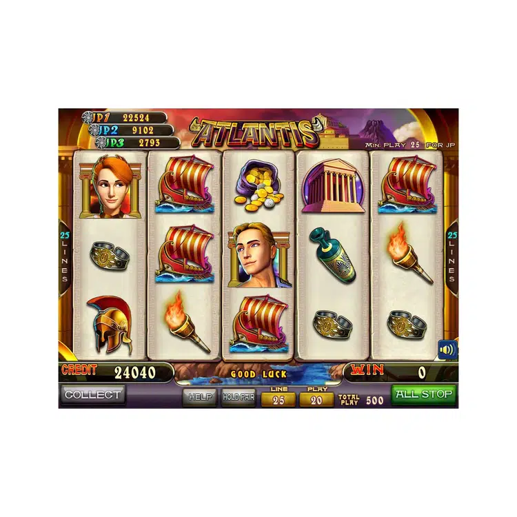 Atlantis A Brand New 25 Liner by IGS — Atlantis game screen.