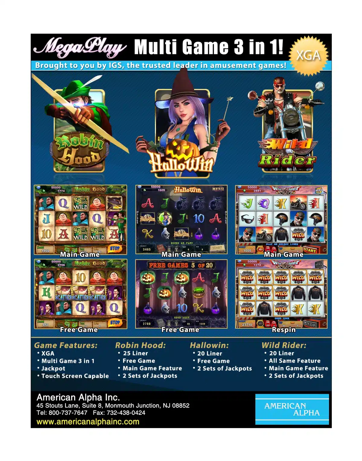 Mega Play / A multigame by IGS — game feature detail image 10.
