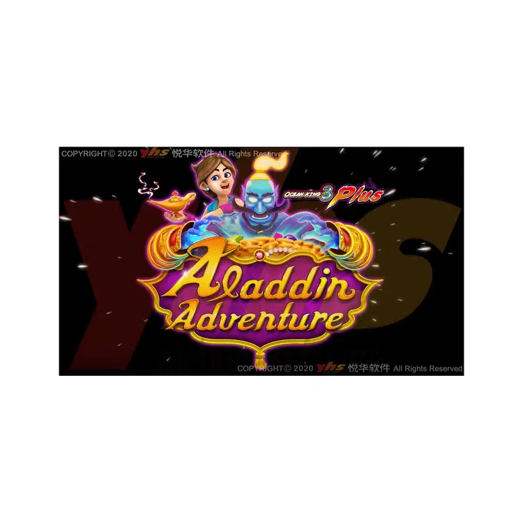 Ocean King 3 Plus : Aladdin Adventure — Aladdin Adventure title artwork.