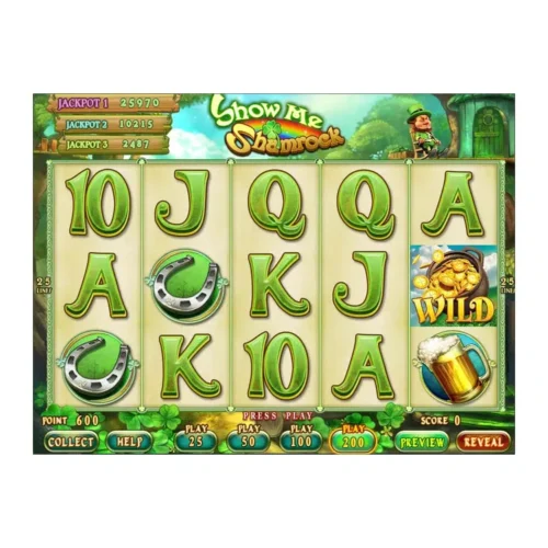 Show Me Shamrock — primary image Show Me Shamrock — skill nudge game board primary product image.