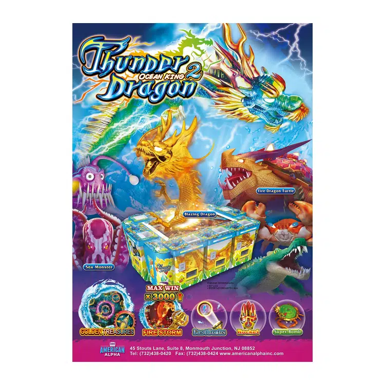 Thunder Dragon / Ocean King 2 / 8 Player Fish Hunting Game — product gallery image 2.