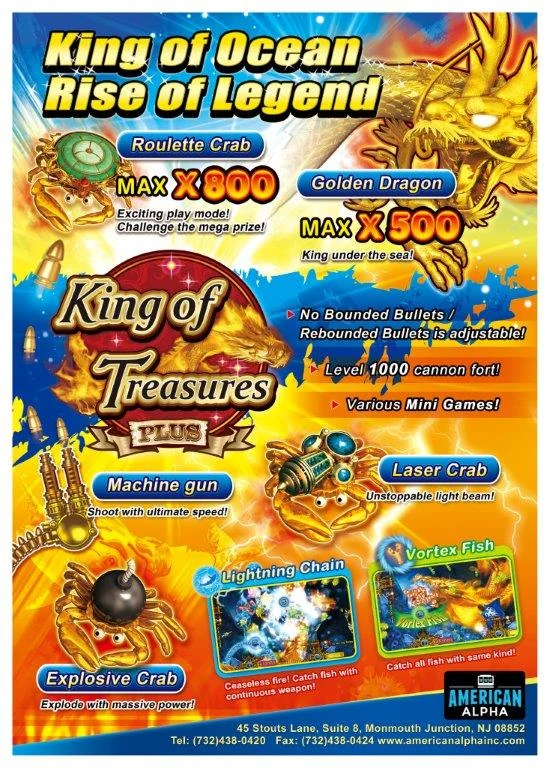 King of Treasures Plus eight player fish hunting game - gallery image 2